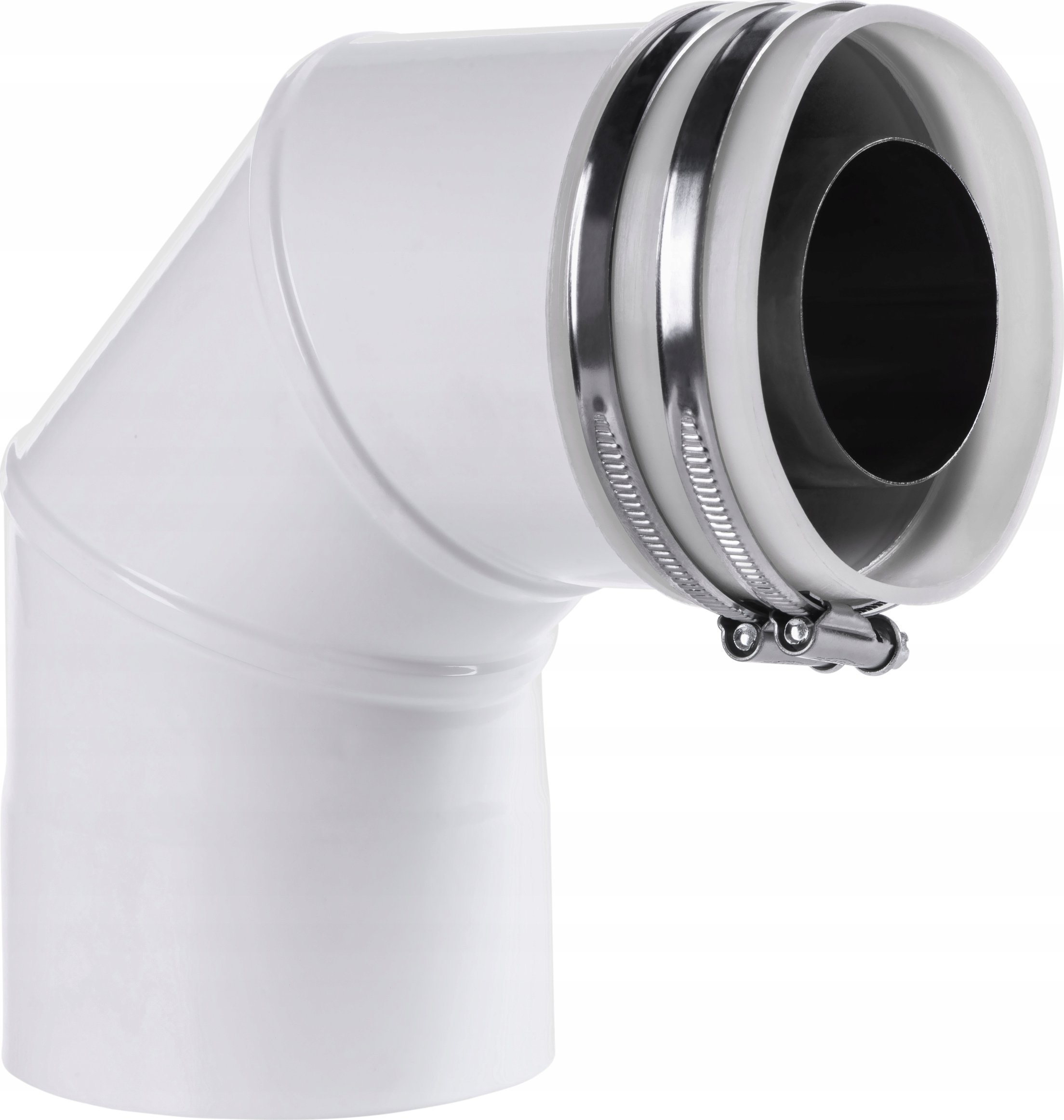 SpiroFlex 60/100 adapter VK (kolanowy) biały