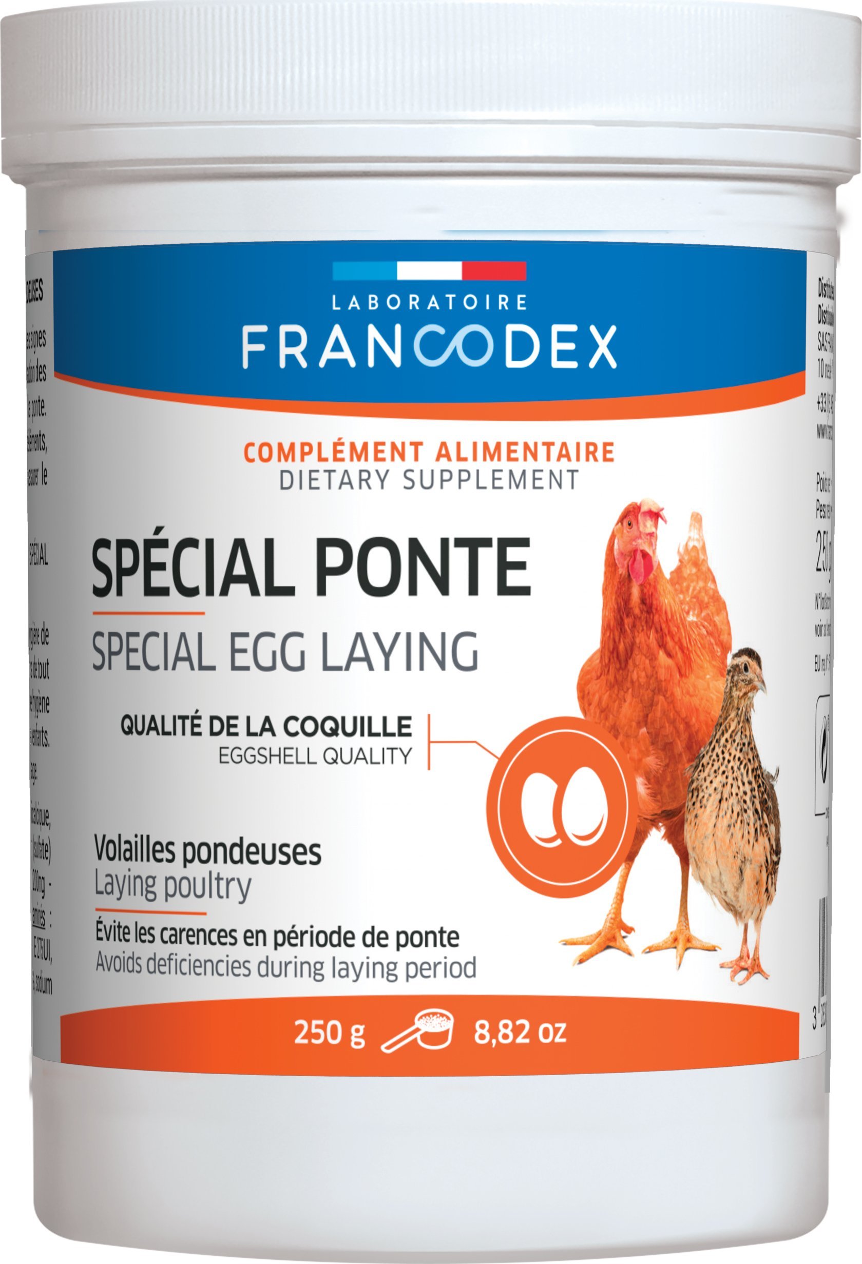 Francodex Egg production preparat wspomagający kury nioski 250g