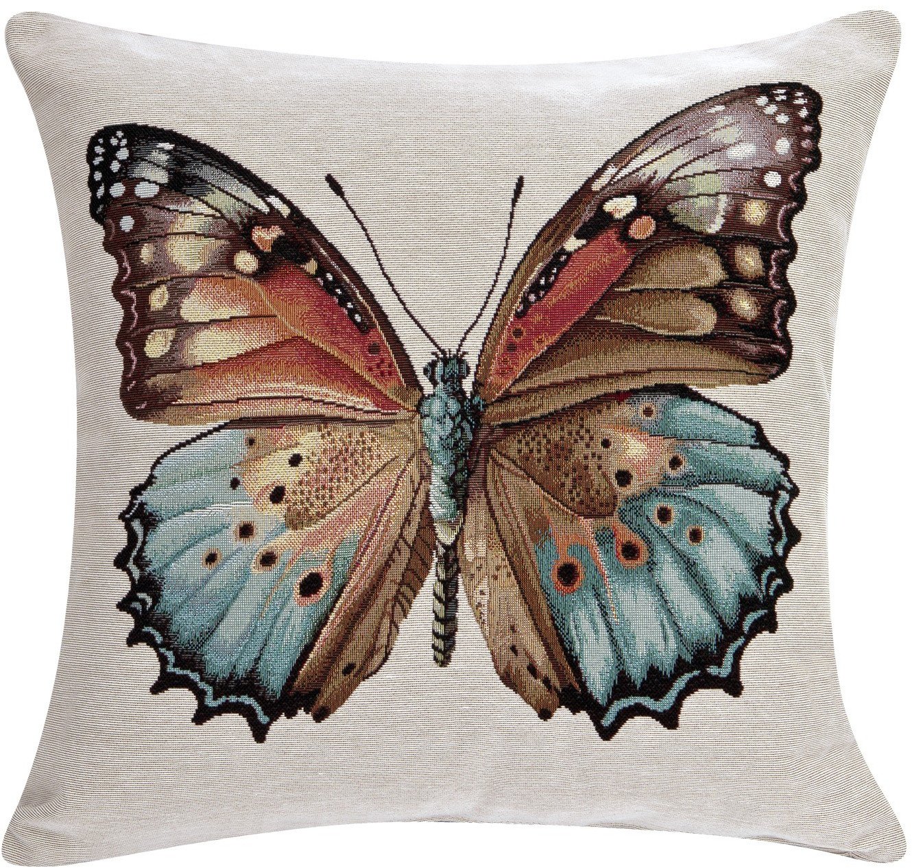 Poszewka dekoracyjna 45x45 cm Motylek