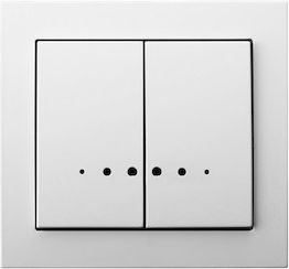 Ospel Łącznik świecznikowy z podświetleniem KIER biały (ŁP-2WS/00)