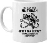 Koszulkowy Mój słaby dzień na rybach - kubek na prezent
