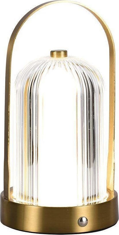 Lampka biurkowa V-TAC Lampka Biurkowa Nocna V-TAC 1W LED 22cm Ładowanie USB Ściemnianie Złota VT-1057 3000K-6000K 55lm