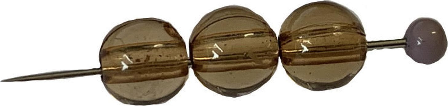 kufer-pasmanteria.pl Korale Akrylowe Kula 6mm (50szt) Ciemny Beż