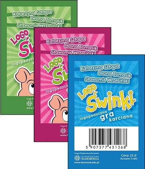 Harmonia Logoświnki - logopedyczna gra karciana (270429)