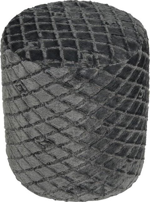Matex Pufa Dekoracyjna Luxima wys. 45 Romby Grafit