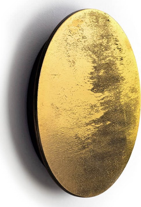 Kinkiet Nowodvorski Przyścienna lampa nowoczesna Ring LED 10W do salonu złota