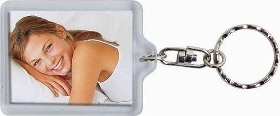 Breloczek GEDEON Ramka breloczek do kluczy przeźroczysta