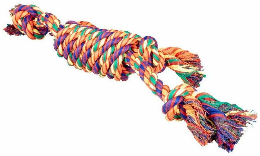 Duvo+ Zabawka sznurkowa 2szt + WARKOCZ 55x10x7cm MULTIKOLOR 15795
