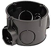 Kaiser Puszka podtynkowa 60mm czarna (1055-04)