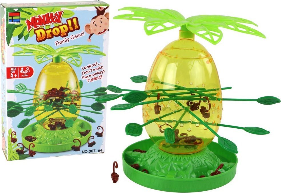 LeanToys Gra zręczno¶ciowa Monkey Drop