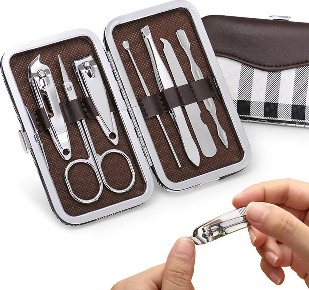 Verk Zestaw do paznokci przybornik manicure etui 7 elem Zestaw do paznokci przybornik manicure etui 7 elem