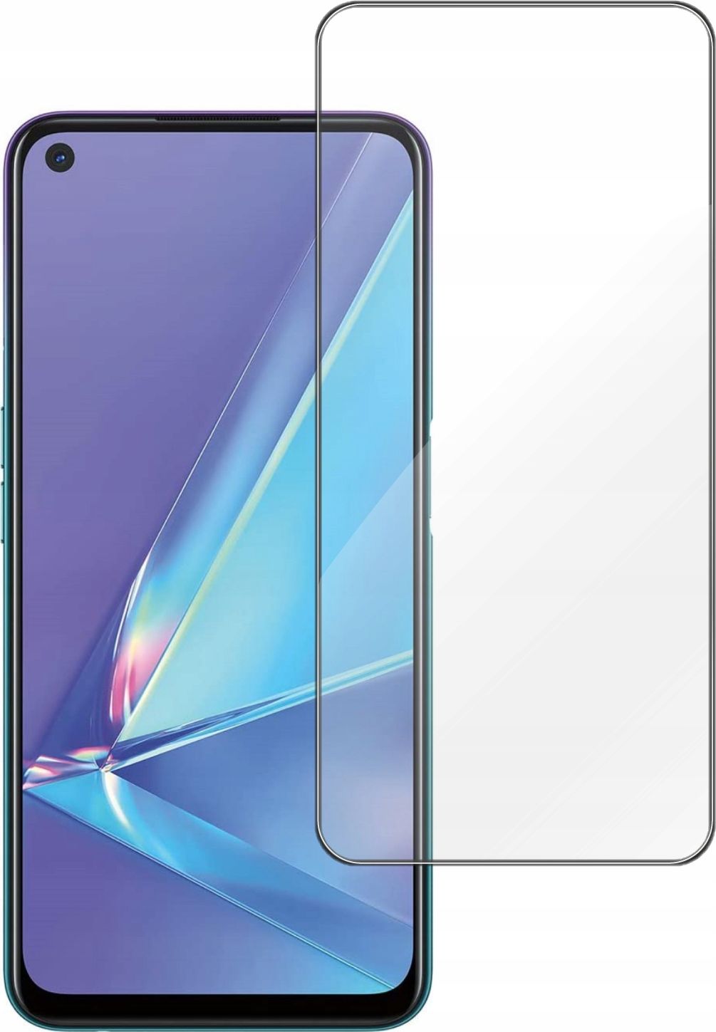 etumi Szkło Hartowane 9H Do Oppo A72 | Szybka Na Ekran Szkiełko Ochronne Na Ekran Twarde Płaskie Przód / Ochrona Matrycy Telefonu Glas0097