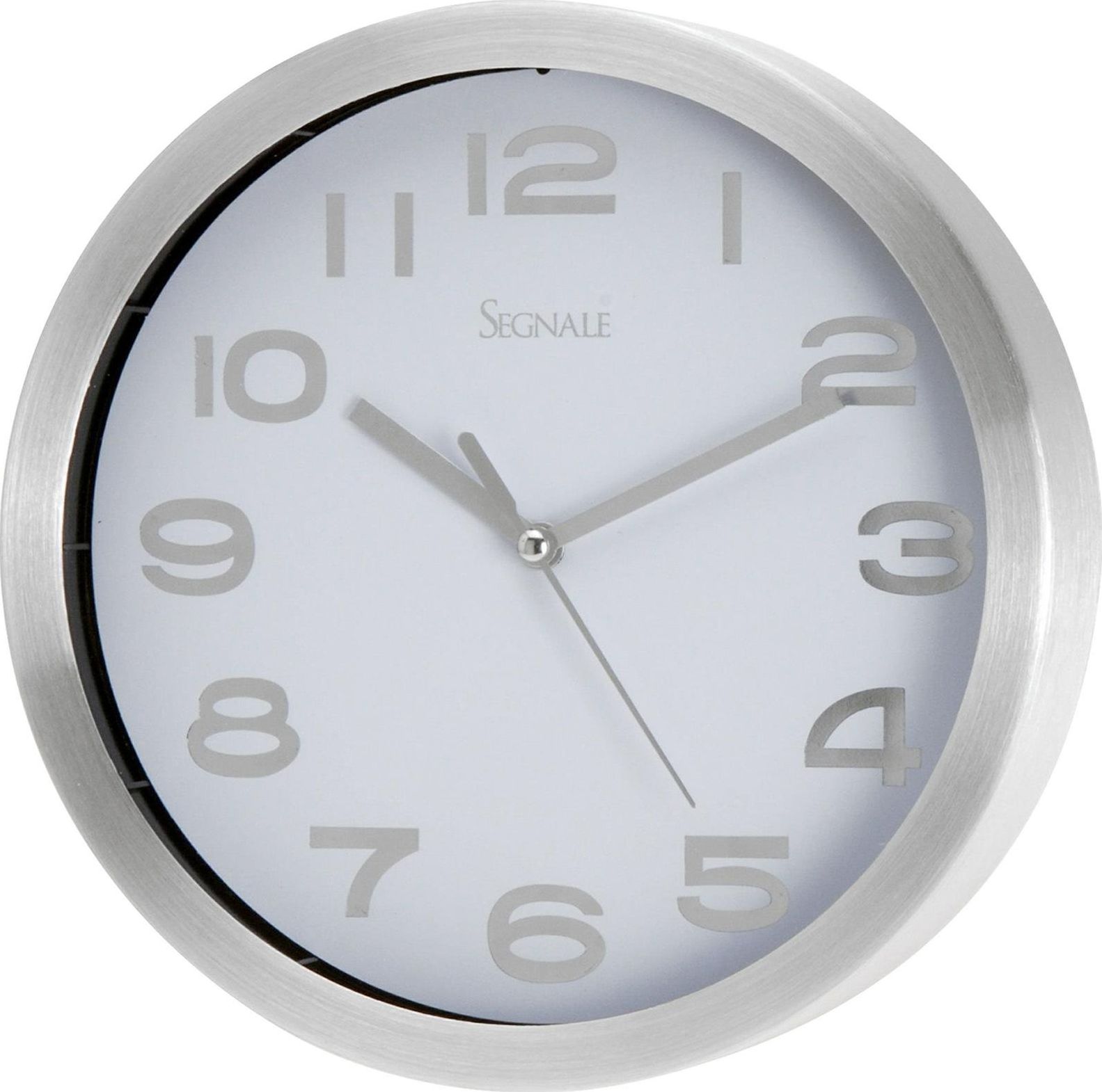 Intesi Zegar Ago chrom / biały