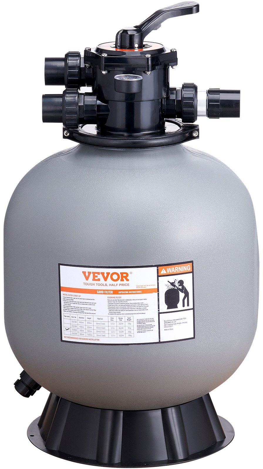 Filtr basenowy piaskowy pompa basenowa piaskowa do basenu 208 L/MIN