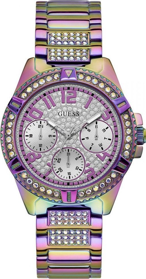 Zegarek Guess Zegarek damski Guess GW0044L1 CYRKONIE wielokolorowy