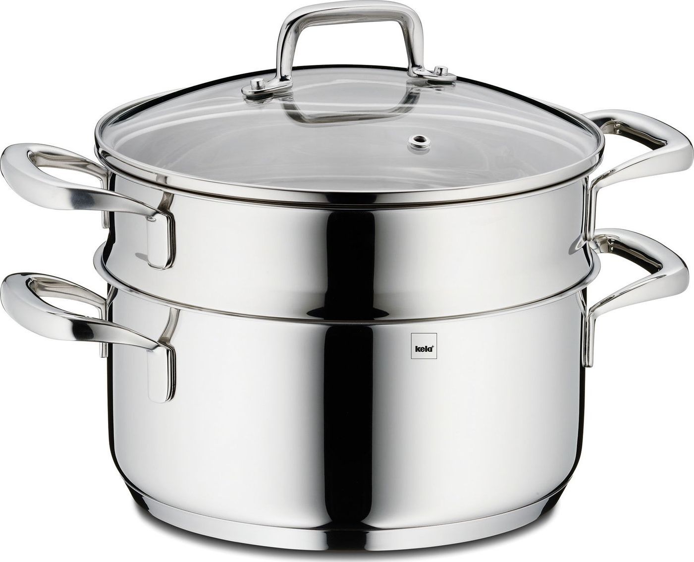 Kela Garnek z wkładem do gotowania na parze 2.4 l