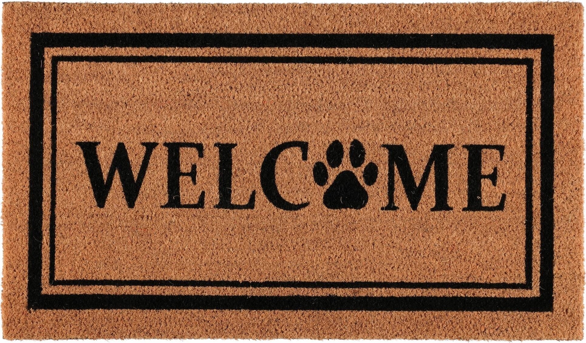 Wycieraczka z włókna kokosowego PAW, 45 x 75 cm