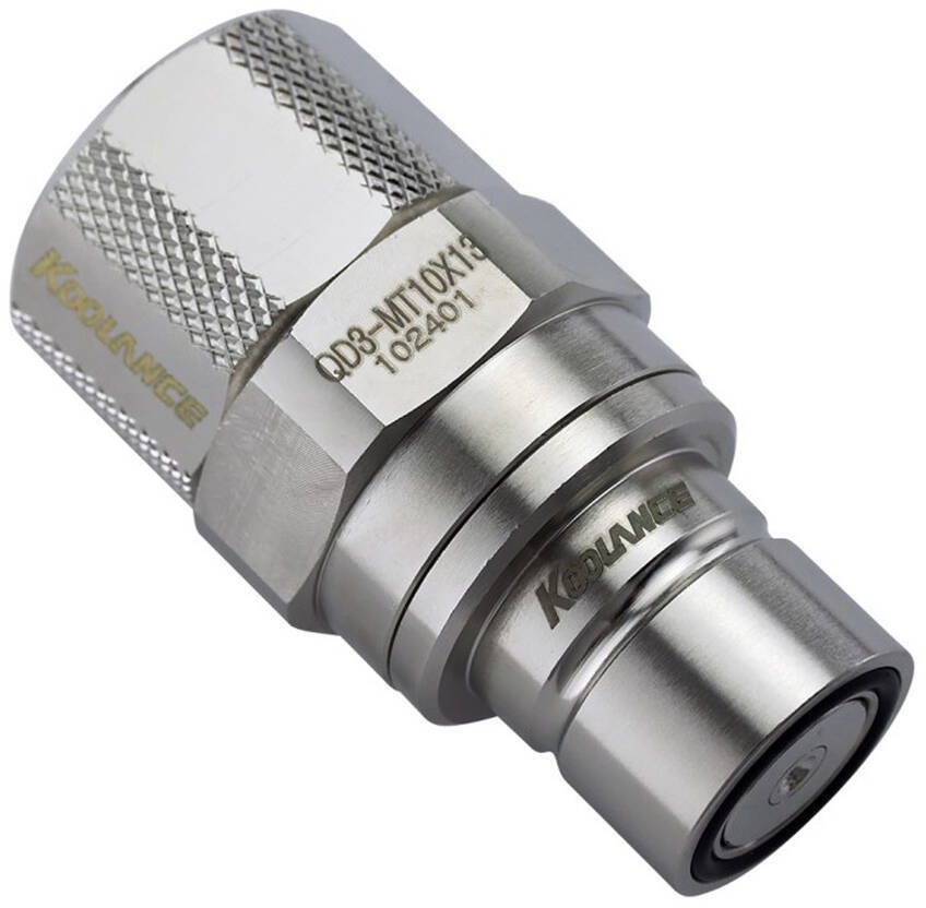 Chłodzenie wodne Koolance Złącze szybkozłączki proste żeńskie na 13/10mm - srebrny - no-spill