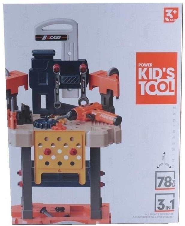 Warsztat z narz?dziami 3w1 78el