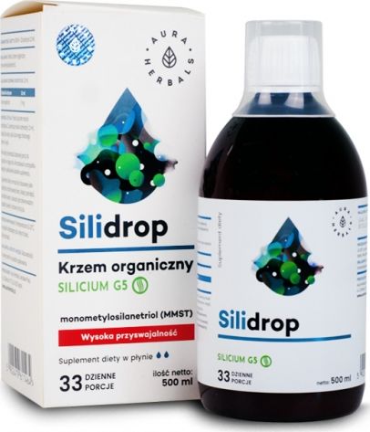 Aura Herbals Silidrop krzem organiczny 500ml Aura Herbals