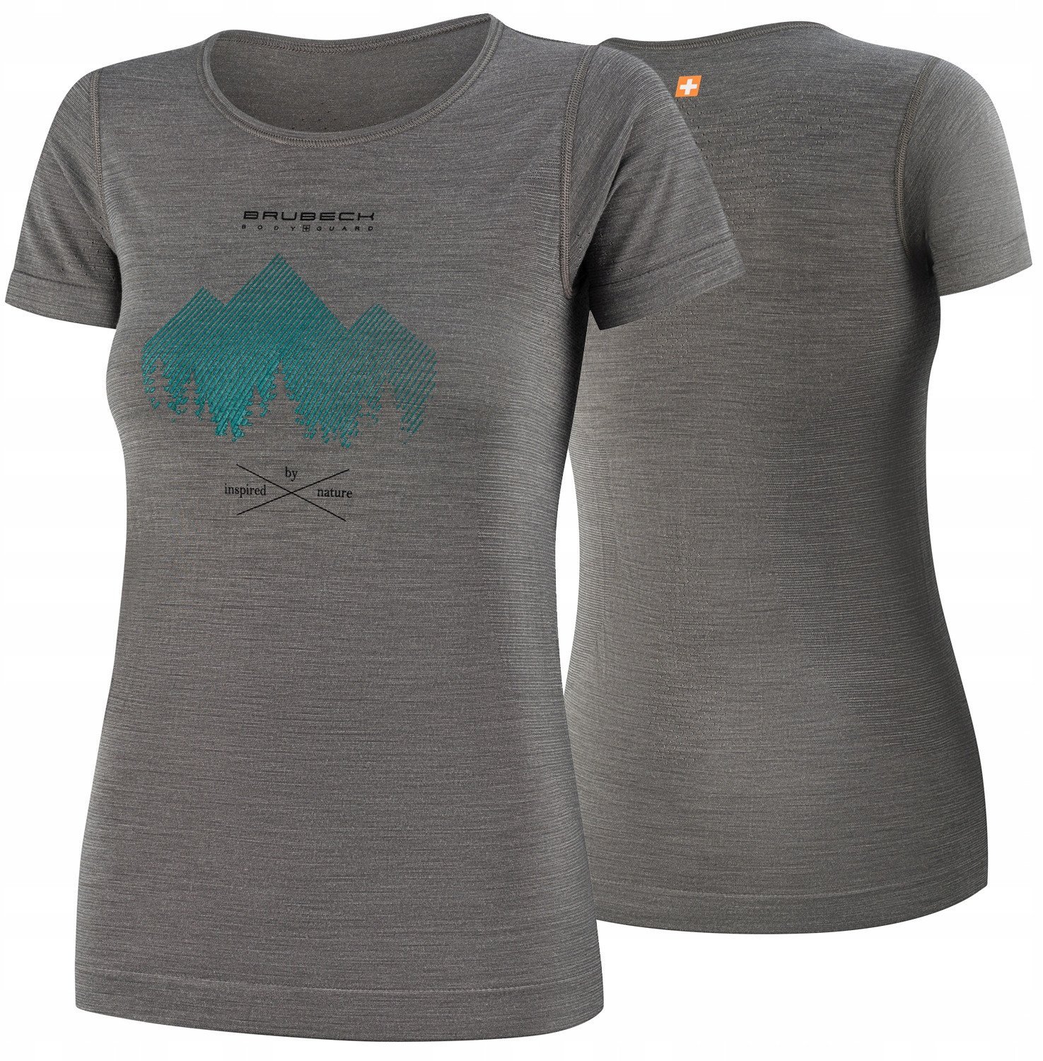 SS1272W Koszulka damska z krótkim rękawem OUTDOOR WOOL PRO szary M - GÓRY 9