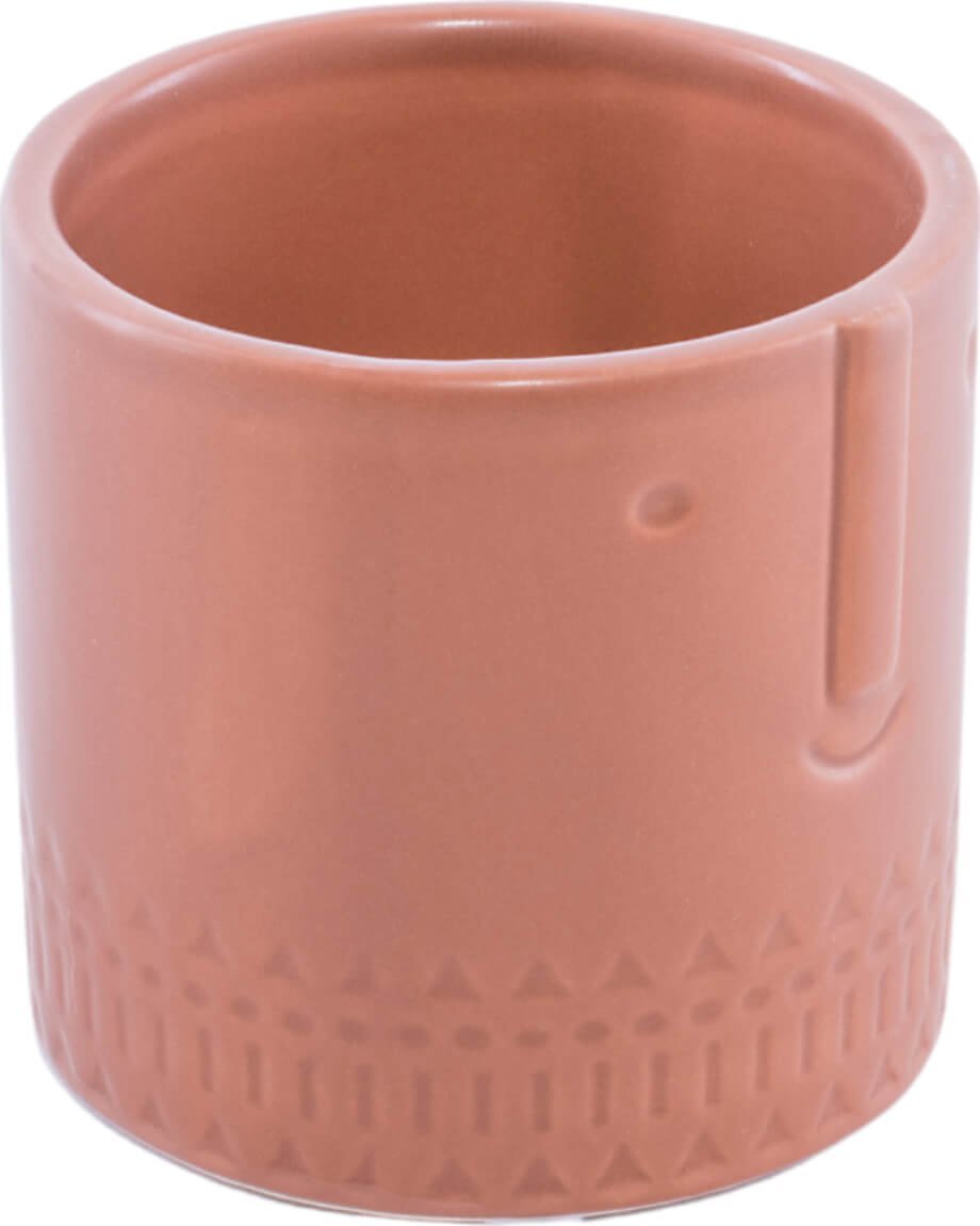 Direct Home and Garden Osłonka ceramiczna AZTEC FACE mini