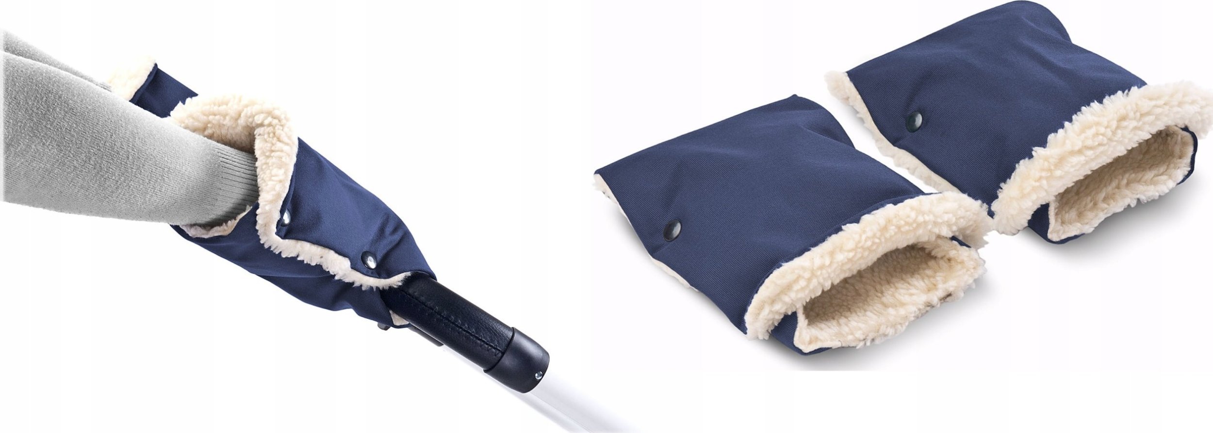 Sensillo RĘKAWICZKA/MUFKA DO WÓZKA - NAVY