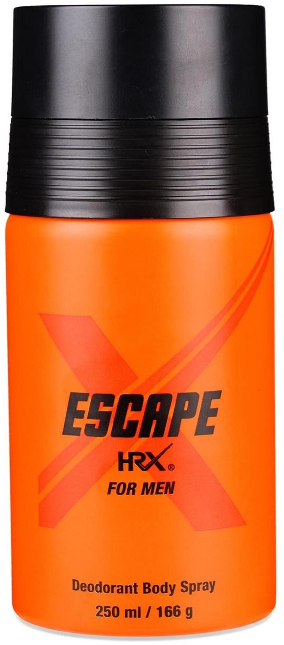Hrx, Escape, Deodorant Spray, For Men, 250 ml For Men