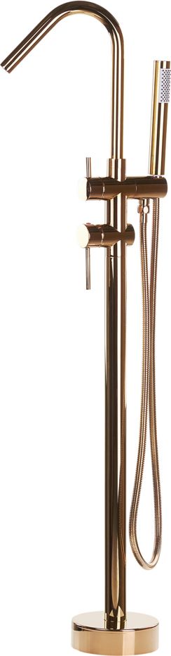 Bateria wannowa Beliani Victoria wolnostojące miedź (191162)