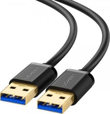 Kabel USB Ugreen USB-A - USB-A 2 m Czarny (10371)