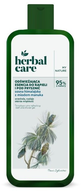 FARMONA Herbal Care Odświeżająca esencja do kąpieli i pod prysznic Sosna Himalajska z miodem manuka 400 ml