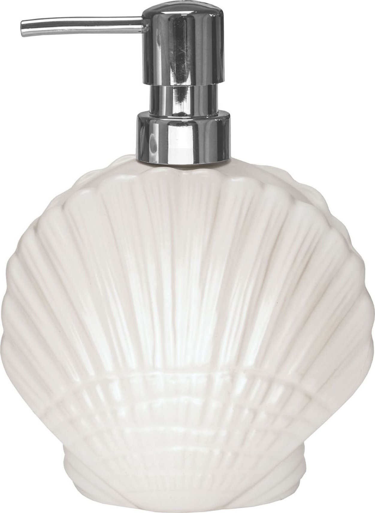 Dozownik do mydła Kleine Wolke Concha Dozownik do mydła White Biały muszla