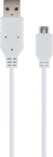 Kabel USB Schwaiger USB-A - micro-B 2 m Biały (LK200M532)
