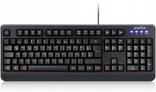 Klawiatura Perixx Perixx PERIBOARD-517 DE, water and dustproof USB keyboard, IP65, black