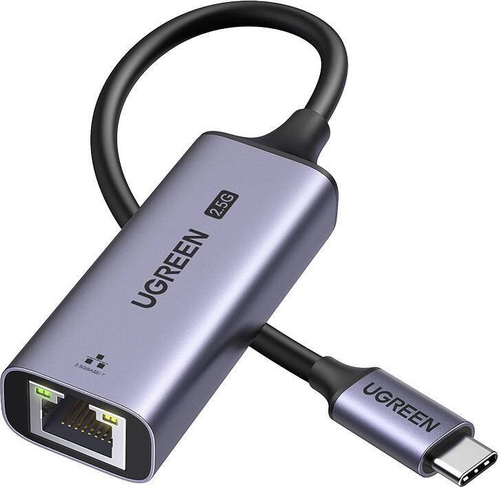 Adapter USB Ugreen CM648 USB-C - RJ45 Czarny (25052)