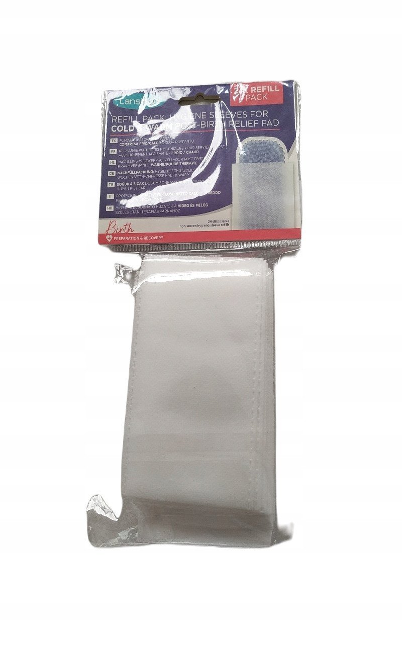 Lansinoh, Jednorazowe pokrowce higieniczne na Wkładkę żelową poporodową Therapearl, 24 sztuki
