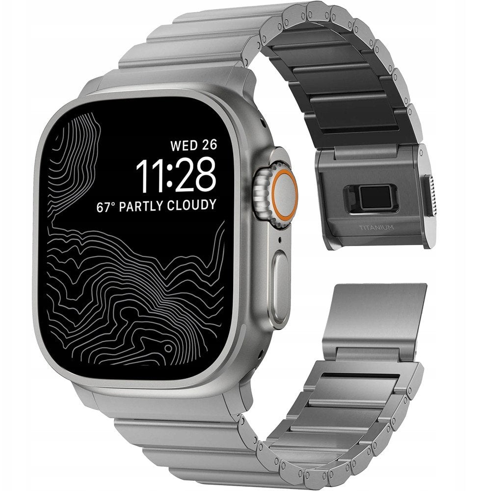 Nomad Titanium Band, natural - Apple Watch 49mm/46mm/45mm/44mm/42mm