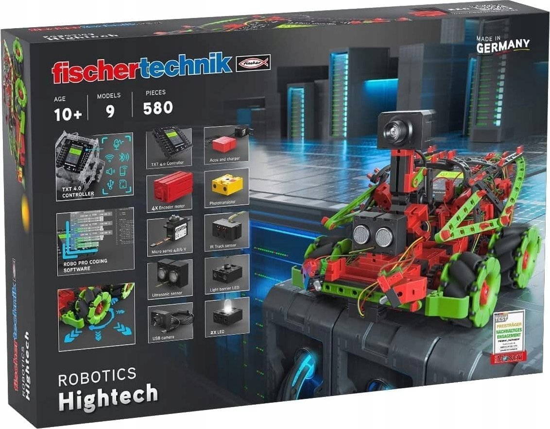 Fischertechnik fischertechnik Robotics Hightech, Experiment Kit