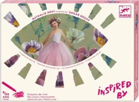 Djeco Djeco Įkvėpimas - Tapyba su kreidelėmis - Balerina