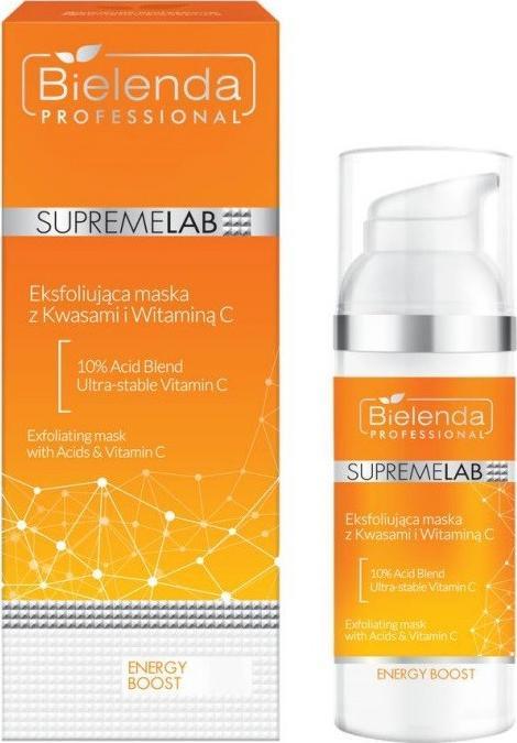 Bielenda BIELENDA PROFESSIONAL_SupremeLab Energy Boost Exfoliating Mask With Acids & Vitamin C eksfoliująca maska z kwasami i witaminą C 50g