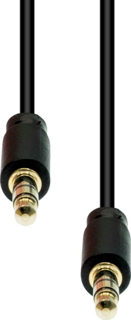 Kabel ProXtend Mini-Jack 4-Pin Slim Cable M-M Black 1.5M