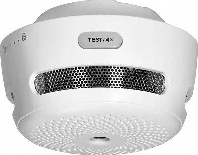 Orno Czujnik dymu XS01-WT bateryjny 9V DC Wi-Fi Tuya certyfikat TUV biały