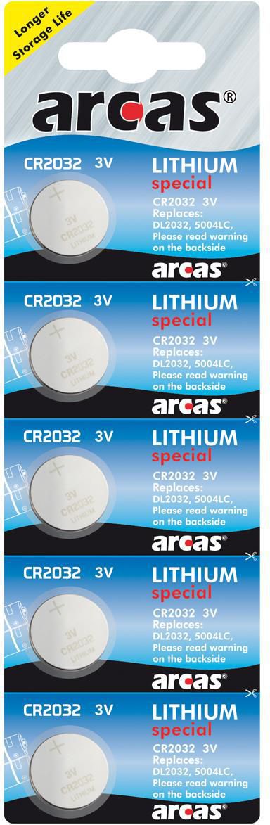 Arcas Bateria CR2032 5 szt.