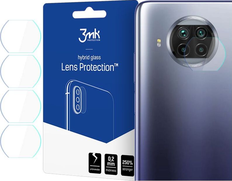 3MK SZKŁO HYBRYDOWE 3MK LENS PROTECTION XIAOMI MI 10T LITE