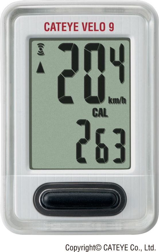 Cateye Licznik rowerowy CATEYE VELO 9 CC VL820 biały uniwersalny