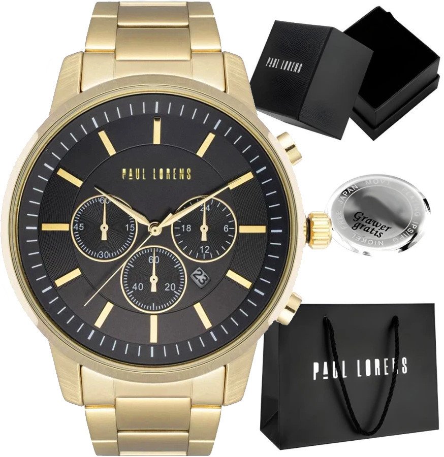 Zegarek męski Paul Lorens TORNAR-1D1 Z GRAWEREM