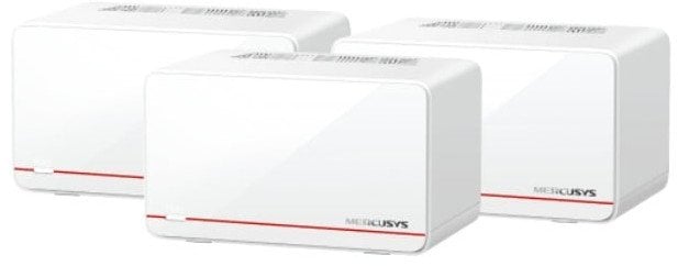 MERCUSYS Halo H37BE(3-pack) WiFi7 Mesh (BE6500,2,4GHz/5GHz,2x2,5GbELAN/WAN,1xGbELAN/WAN)