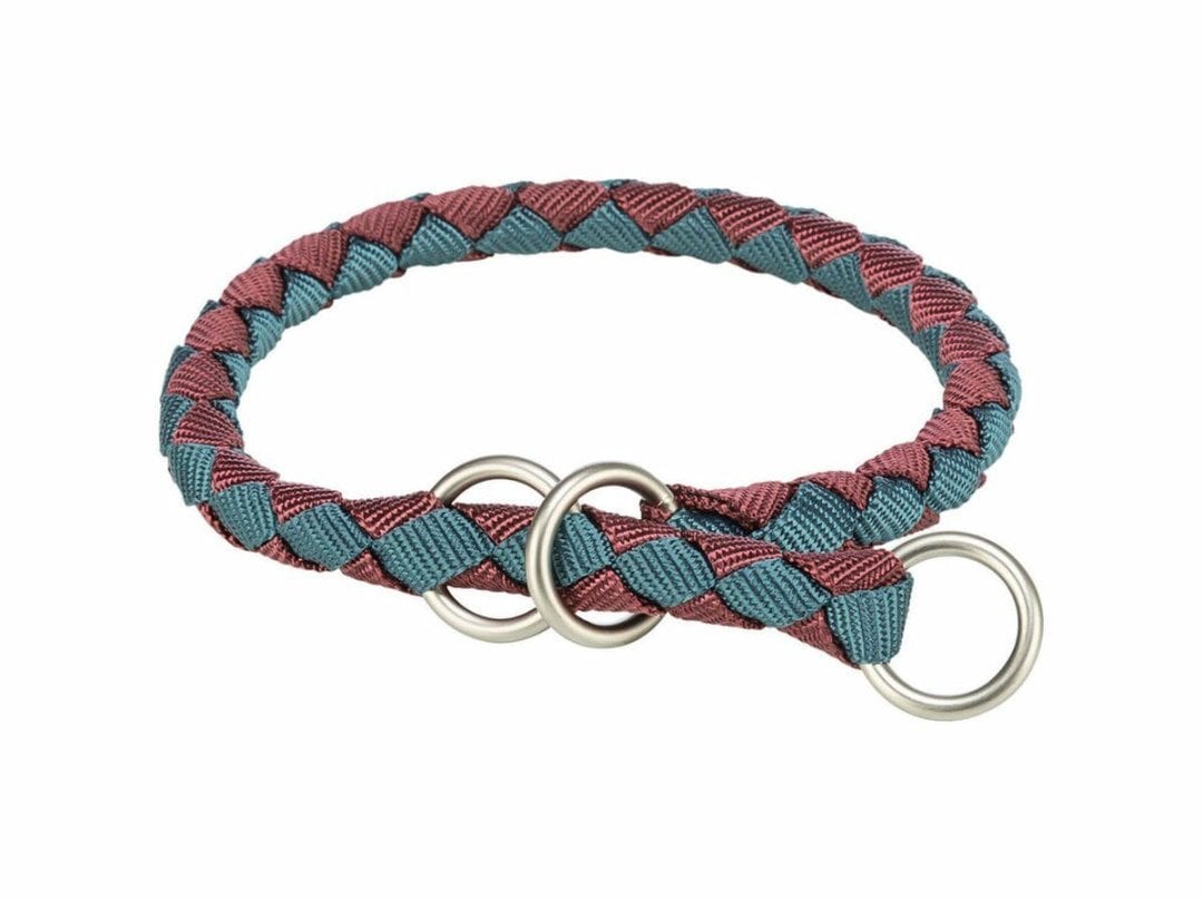 Obroża treningowa Trixie Niebieski Czerwony S/M 35-41 cm