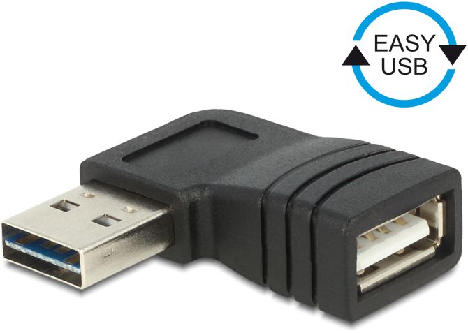 Adapter USB Delock USB - USB Czarny (65522)