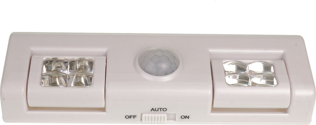 Lampka wtykowa do gniazdka Rum-Lux Lampka LBS-01 bateryjna LED z sensorem ruchu i zmierzchu RUM-LUX